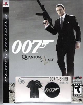 

James Bond James Bond 007 Quantum of Solice with Limited Edition 007 T-Shirt (PS3) Gaming Accessory Kit(Multicolor, For PS3)