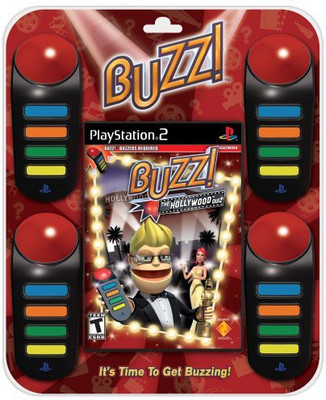 

Sony BUZZ: The Hollywood Quiz Bundle - PlayStation 2 Gaming Accessory Kit(Multicolor, For PS2)