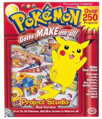 

The Learning Company Pokemon Project Studio: Red Version Gaming Accessory Kit(Red, For PS)