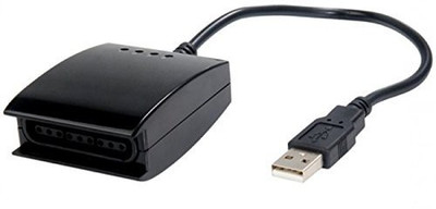 

feleez USB Dualshock Converter Adapter for PS2 to PS3 (BLACK) Gaming Accessory Kit(Black, For PS2, PS3)