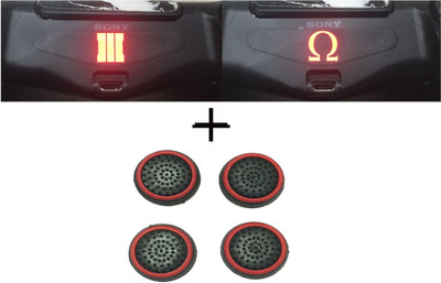

Al Pacino Black ops 3 & Omega sign Led light bar decal sticker & thumb grip combo pack Gaming Accessory Kit(Black, For PS4)