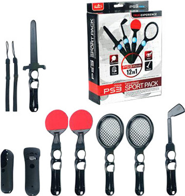 

Sameo Move 12-in-1 (Two Player Sport Pack) Gaming Accessory Kit(For PS3)