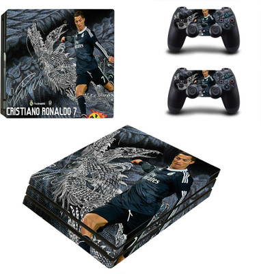 

Hytech Plus Christiano Ronaldo Dragon Edition Theme Sticker for PS4 PRO Console & 2 Controllers Gaming Accessory Kit(Multicolor, For PS4)