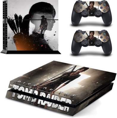 

Al Pacino Tomb Raider theme cover sticker for playstation 4 & contrller Gaming Accessory Kit(Black, For PS4)