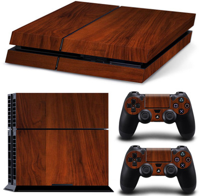 

Al Pacino Wooden Theme Skin With 2 Dualshock 4 Sticker Gaming Accessory Kit(Brown, For PS4)