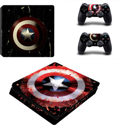 

Al Pacino Captain of america Theme cover sticker for Ps4 SLIM Model Gaming Accessory Kit(Multicolor, For PS4)