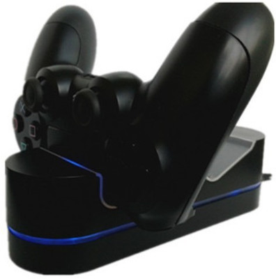 Microware DualShock 4 Charging Station  Gaming Accessory Kit(Black, For PS4)