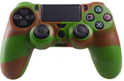 Microware Dual Shock Controller Sleeve Skin Cover  Gaming Accessory Kit(Green)