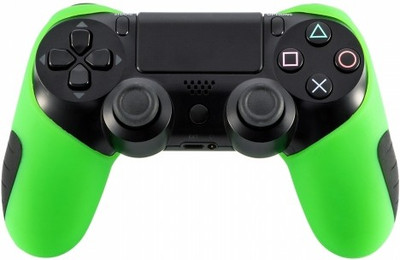 

Hytech Plus PS4 Ultra Armor Edition DualShock 4 Silicone Sleeve Gaming Accessory Kit(Green, For PS4)