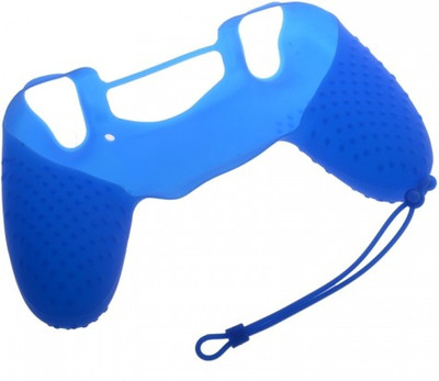 

Hytech Plus Ultra Grip Dualshock 4 Silicone Sleeve With Strap Gaming Accessory Kit(Blue, For PS4)