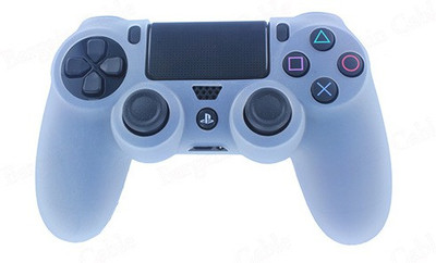 

Hytech Plus Super Grip PS4 Silicone Skin Gaming Accessory Kit(White, For PS4)