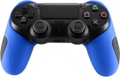 

Hytech Plus PS4 Ultra Armor Edition DualShock 4 Silicone Sleeve Gaming Accessory Kit(Blue, For PS4)