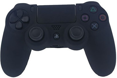 Hytech Plus Super Grip PS4 Silicone Skin Gaming Accessory Kit(Black, For PS4)