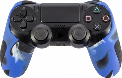 

Hytech Plus PS4 Ultra Armor Edition DualShock 4 Silicone Sleeve Gaming Accessory Kit(Blue, Black, For PS4)