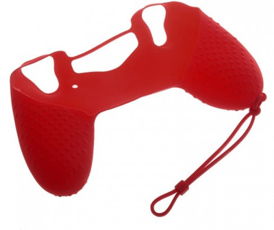 

Hytech Plus Ultra Grip Dualshock 4 Silicone Sleeve With Strap Gaming Accessory Kit(Red, For PS4)