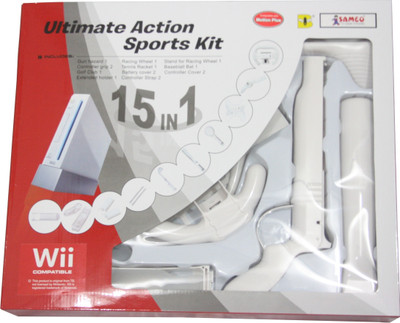 

Sameo Ultimate Action Sports Kit Gaming Accessory Kit(White, For Wii)