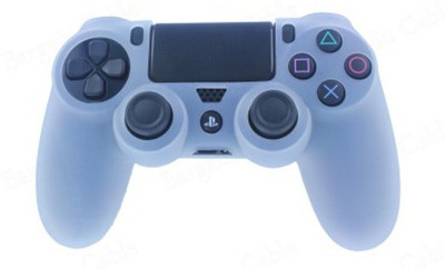 Microware Dual Shock Controller Sleeve Skin Cover  Gaming Accessory Kit(White)