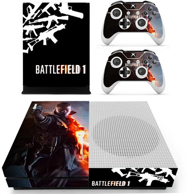 

Hytech Plus Battlefield 1 Special Guns Edition Theme Sticker for Xbox One S Console & 2 Controllers Gaming Accessory Kit(Multicolor, For Xbox One)