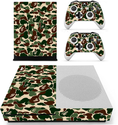 

Hytech Plus Hytech Plus Military Camouflage Edition Theme Sticker for Xbox One S Console & 2 Controllers Gaming Accessory Kit(Multicolor, For Xbox One)