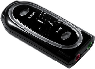SteelSeries Siberia USB Steelseries Siberia USB Soundcard Gaming Adapter(Black)