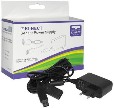 

New World Kinect Sensor Power Supply 110V To 220v Universal Use. Gaming Adapter(Black, For X-box 360)