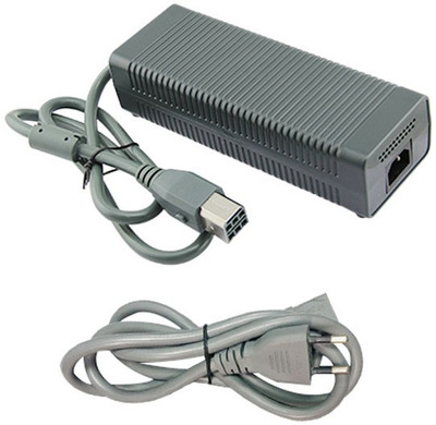 

TCOS Tech Xbox 360 FAT (Core/Pro/Elite & Arcade) Model Power Supply Gaming Adapter(Gray, For X-box 360)