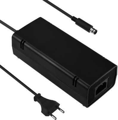 

TCOS Tech Xbox 360 E Power Adapter Gaming Adapter(Black, For X-box 360)