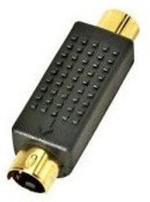 

Tech Gear Rca Female To Mini Din 4 Pin Plug Gaming Adapter(Black, For PC)