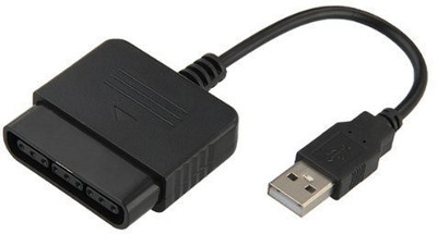 

DXP Ps2 Controller To Usb Converter For Playstation 3 / Windows Pc Gaming Adapter(Black, For PS3, PC)