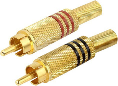 

Touch Trolley RCA connector Gaming Adapter(Golden, For PC, X-box 360)