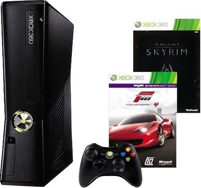 MICROSOFT Xbox 360 250 GB with Forza 4, Skyrim: Elder Scrolls V