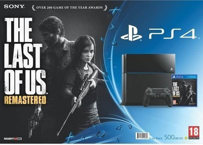 Sony PlayStation 4 (PS4) 500 GB with Last of Us Bundle(Black)