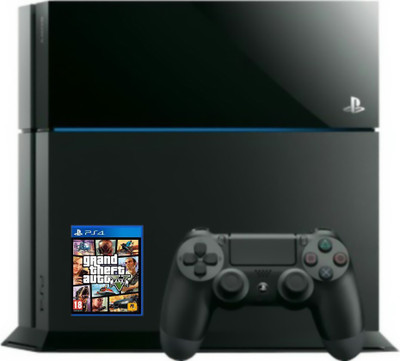 Sony PlayStation 4 (PS4) 1 TB (Black) with [ grand auto theft] 1 TB GB with grand theft auto(Black)