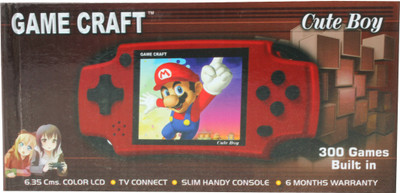 

GameCraft GZ601 1 GB with 300 BUILT IN Games(Red)