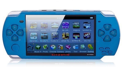 

Gadget-Wagon ECO-1 8GB 4.3 Inches With FM Radio & 1.3 MP Camera (BL) 8 GB with Contra, Mario, 10000 Games Inbuilt(Blue)