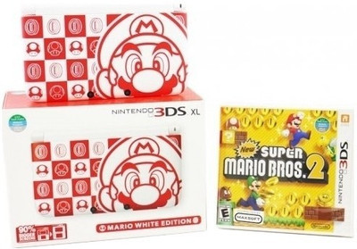 

Nintendo 3DS XL Mario White Edition(White)