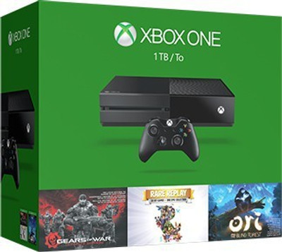 

Microsoft Xbox One 1 TB with Gears of War: Ultimate Edition, Rare Replay and Ori & The Blind Forest(Black)