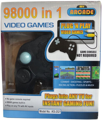 

Fox Micro 98000 in 1 Video Game with In Bilt 98000 Games(Multicolor)