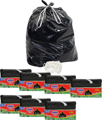 

Sahil Tie String Jumbo 160 L Garbage Bag(Pack of 7)