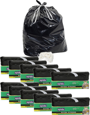 

Epido Drawstring Medium 120 L Garbage Bag(Pack of 10)