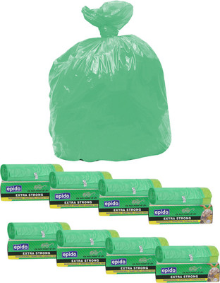

Epido Drawstring Extra Large 120 L Garbage Bag(Pack of 8)