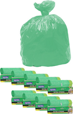 

Epido Drawstring Extra Large 120 L Garbage Bag(Pack of 9)