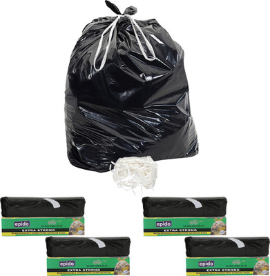 

Epido Drawstring Medium 120 L Garbage Bag(Pack of 4)