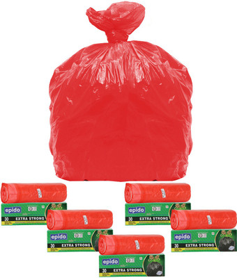 

Epido Drawstring Medium 30 L Garbage Bag(Pack of 5)