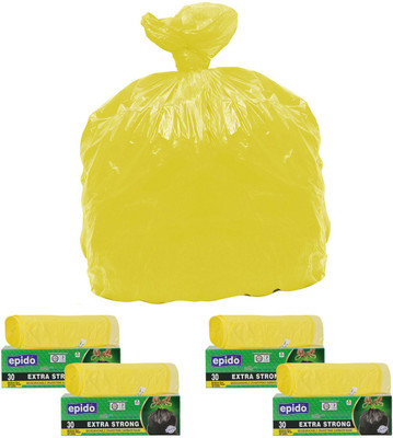 

Epido Drawstring Medium 30 L Garbage Bag(Pack of 4)