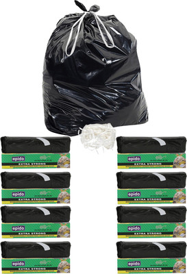 

Epido Drawstring Medium 120 L Garbage Bag(Pack of 8)
