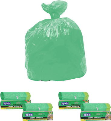 

Epido Drawstring Medium 30 L Garbage Bag(Pack of 4)