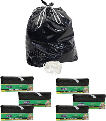 

Epido Drawstring Medium 120 L Garbage Bag(Pack of 6)