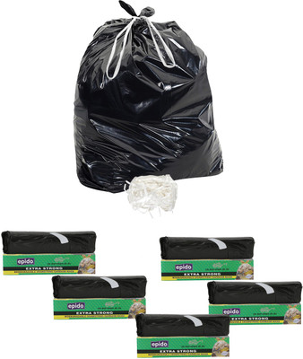 

Epido Drawstring Medium 120 L Garbage Bag(Pack of 5)