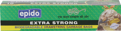 

Epido Drawstring Extra Large 120 L Garbage Bag(Pack of 10)